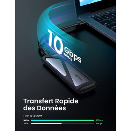 Boitier Disque Dur Ugreen Nvme M2 (10902)