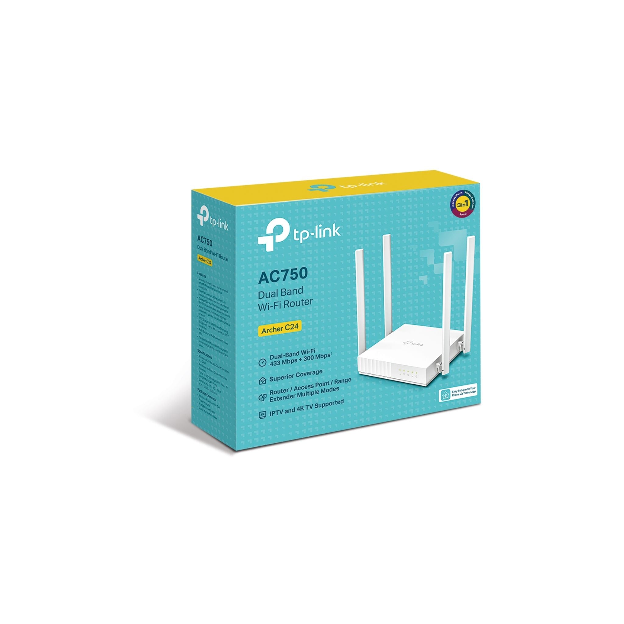 Routeur Tplink Archer C24 750 Mbps Dual-Band