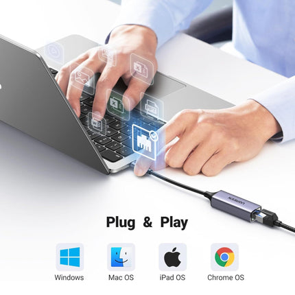 Adaptateur Ugreen Type-c vers RJ45 Gigabit (50737)
