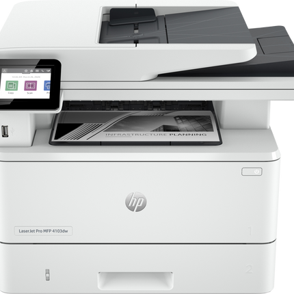 Imprimante HP LaserJet Pro 4103dw Multifonction Laser Monochrome (2Z627A)