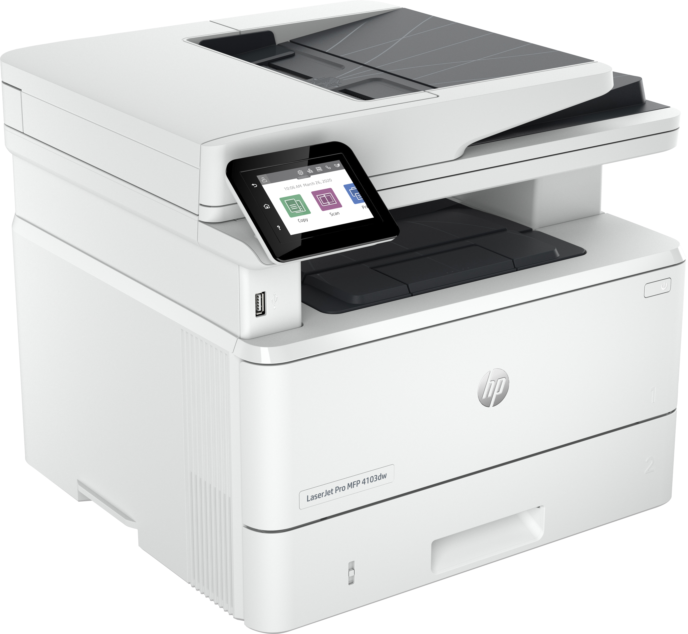 Imprimante HP LaserJet Pro 4103dw Multifonction Laser Monochrome (2Z627A)